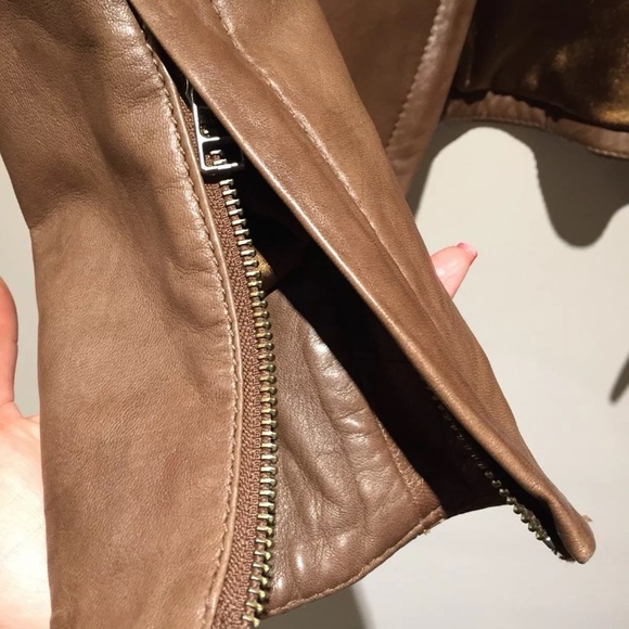 NEW - Danier Mackage Style Leather Motorcycle Jacket - Picture 8 of 12